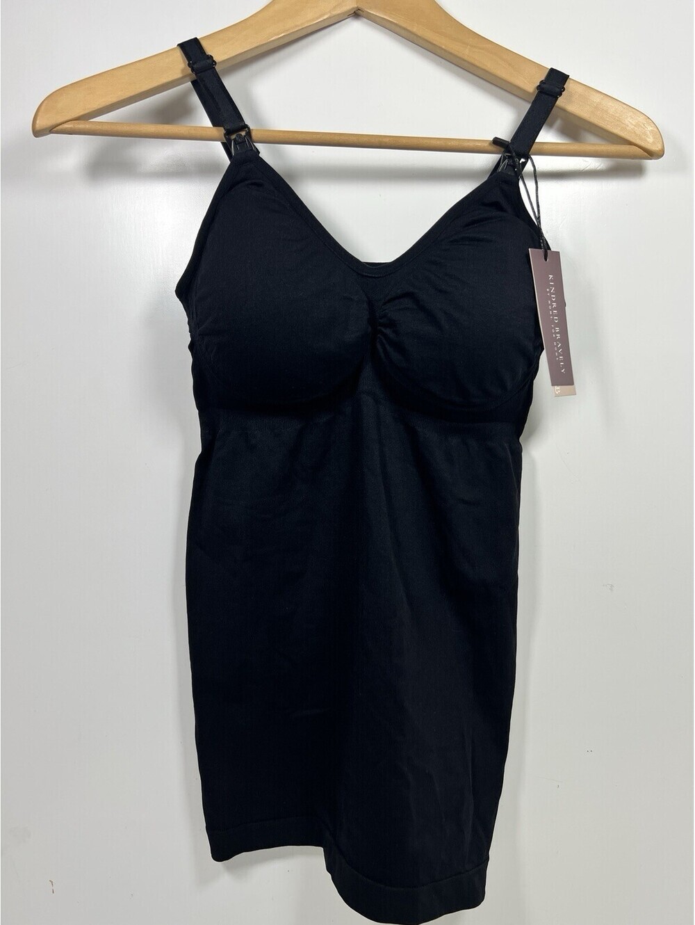Kindred Bravely Simply Sublime Maternity & Nursing Tank Black Sz M New Mothering